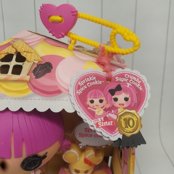 Lalaloopsy Littles Doll - Sprinkle Spice Cookie 7" Tall 10TH Anniversary Edition - Picture 5 of 6